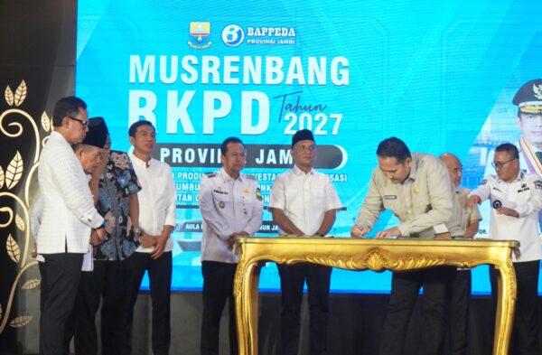 Tingkatkan Sinergi Pembangunan, Bupati M. Syukur Hadiri Musrenbang RKPD Provinsi Jambi 2027
