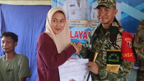 TMMD ke-128 Kodim 0420/Sarko Hadirkan Layanan Administrasi Gratis Untuk Warga Desa Seko Besar