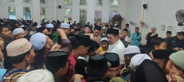 Bupati H M Syukur Subling di Desa Titian Teras