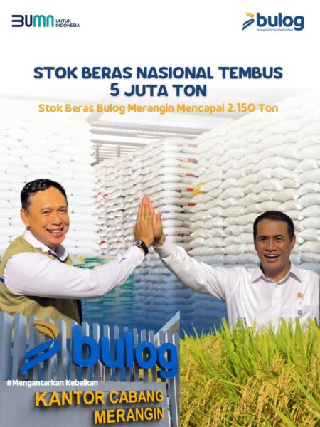 Ketahanan Pangan Kuat: Stok CBP Capai Level Tertinggi, Bulog Merangin Turut Berkontribusi Maksimal