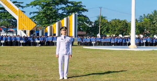 Upacara Hari Otonomi Daerah Ke-30 Kabupaten Merangin Berlansung Khidmat. 