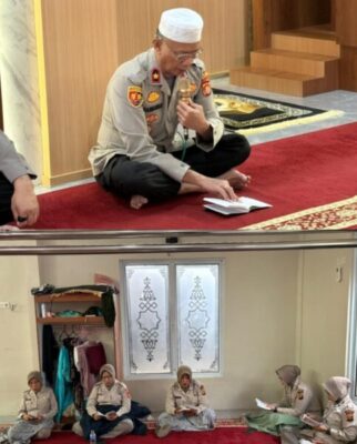 Personel Polres Bungo Ikuti Binrohtal Rutin Tingkatkan Keimanan dan Profesionalisme