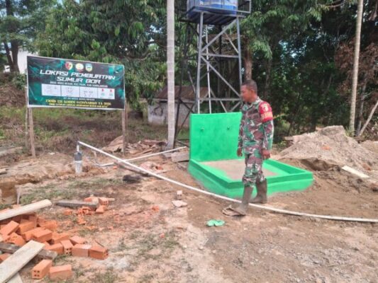 Satgas TMMD ke-128 Kodim 0420/Sarko Wujudkan Akses Air Bersih untuk Warga Desa Seko Besar