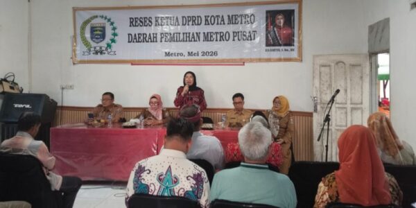 Ketua DPRD Metro, Terima Keluhan Warga Kondisi Drainase Yang Tidak Mampu Menampung Debit Air Saat Hujan Deras