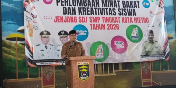 1.853 Siswa Ikuti Perlombaan Minat, Bakat dan Kreativitas Jenjang SD dan SMP Kota Metro