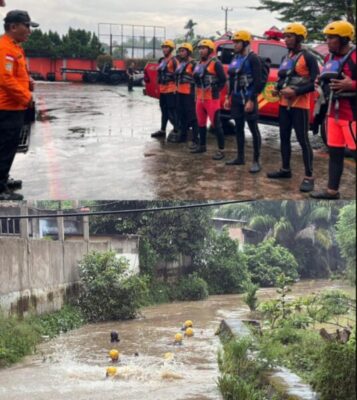 BERMAIN DI TENGAH HUJAN, SEORANG BOCAH 7 TAHUN DI PAAL MERAH KOTA JAMBI HILANG TERSERET ARUS PARIT