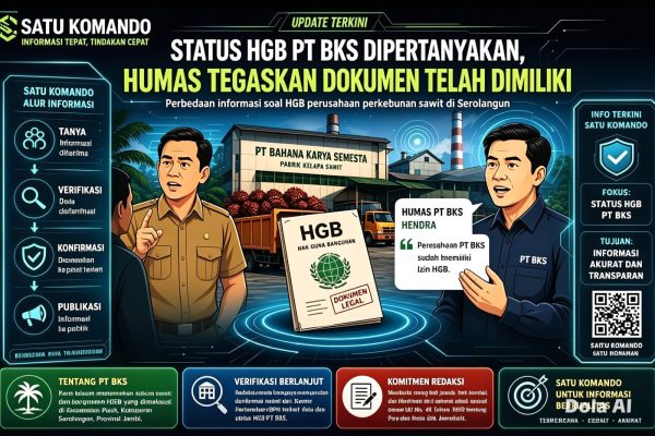 Status HGB PT BKS Dipertanyakan, Humas Tegaskan Dokumen Telah Dimiliki