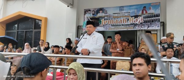 Pemkab Merangin Sambut Suka Cita Kepulangan Jamaah Haji Kloter 19