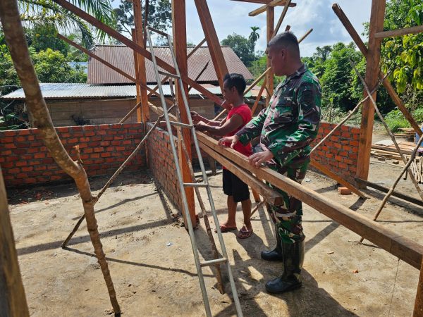 *Pembangunan RTLH Ibu Ramadani Terus Menunjukkan Kemajuan, Program Karya Bakti Skala Besar*