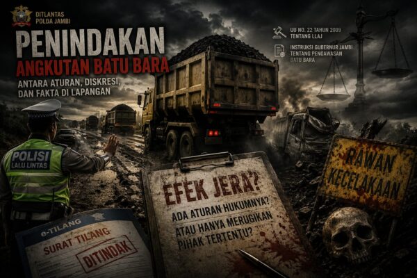 Dirlantas Polda Jambi Beberkan Dasar Penindakan Angkutan Batu Bara, Tim Investigasi Minta Pembuktian Langsung di Lapangan