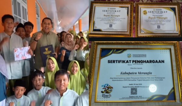 Bupati M. Syukur Raih Dua Penghargaan Program GEMAR 2026