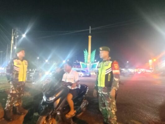 Patroli Malam dan Komsos Koramil 420-09/Bangko, Perkuat Keamanan serta Kedekatan dengan Warga