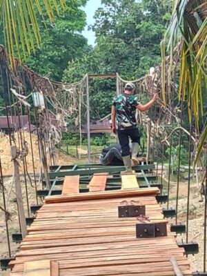Jembatan Gantung Teluk Tigo Mulai Mengubah Wajah Desa, Akses dan Harapan Warga Kian Terhubung