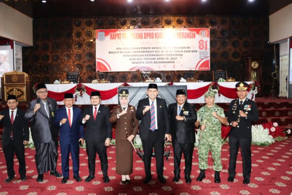 Kapolres Merangin Saksikan Pidato Kenegaraan Presiden RI HUT Ke-81 Kemerdekaan, Tegaskan Dukung Penuh Program Strategis Pemerintah