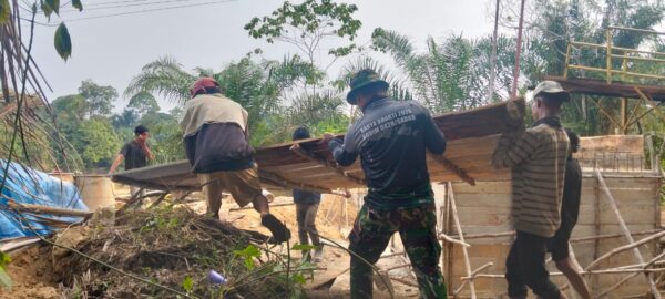 Jembatan Gantung Desa Pulau Aro Dibangun, Buka Akses dan Harapan Baru bagi Warga 