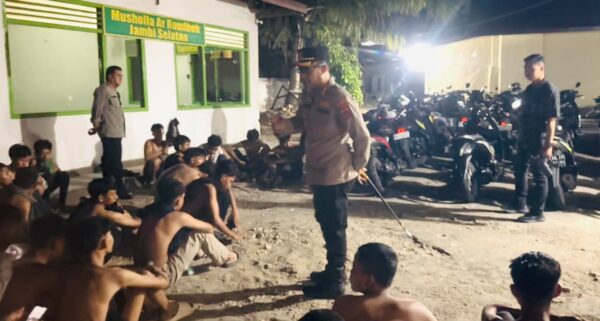 Puluhan Pelajar Diamankan di Kawasan MTQ, Kapolresta Jambi Tegaskan Aksi Berandalan Bermotor Tak Bisa Dibiarkan