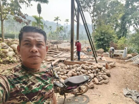 PEMBANGUNAN JEMBATAN GANTUNG DI DESA BUKIT BERANTAI TERUS DIKEBUT, WUJUDKAN AKSES MASYARAKAT YANG LEBIH BAIK