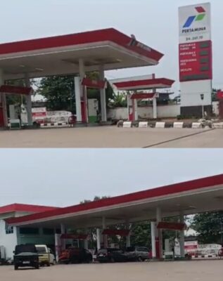 VIRAL! SPBU SEJINJANG KOTA JAMBI DISOROT, PENGENDARA RODA DUA KECEWA PERTALITE TAK TERSEDIA HAMPIR SEPEKAN