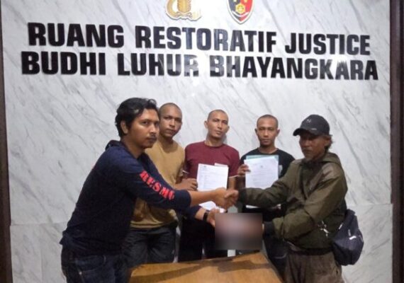 Perkara Pengeroyokan di Langling Berakhir Damai, Polres Merangin Terapkan RJ