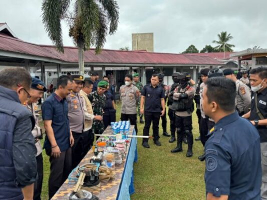 55 Personel TNI-Polri dan BNN Razia Lapas Muara Tebo, Perkuat Komitmen Zero Halinar