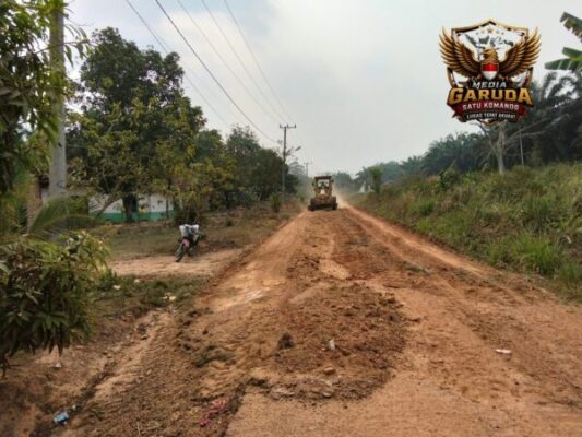Warga Desa Baru Swadaya Perbaiki Jalan, Sartono Dorong Pemerintah Wujudkan Jalan Permanen