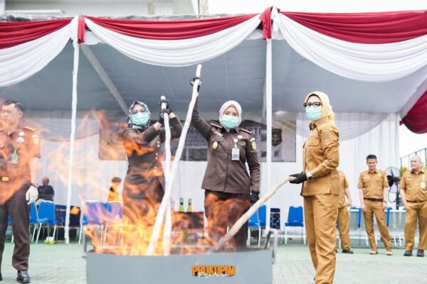 161 Gram Sabu Dimusnahkan, Pemkab Pesawaran Perkuat Pencegahan Narkoba