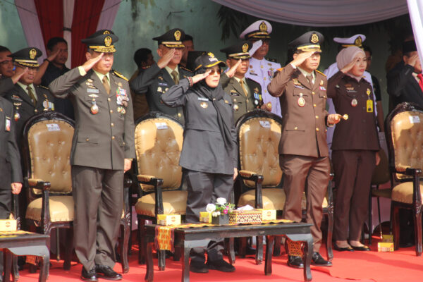 HUT ke-81 TNI di Bandar Lampung, Prajurit Ditekankan Profesional, Responsif hingga Adaptif