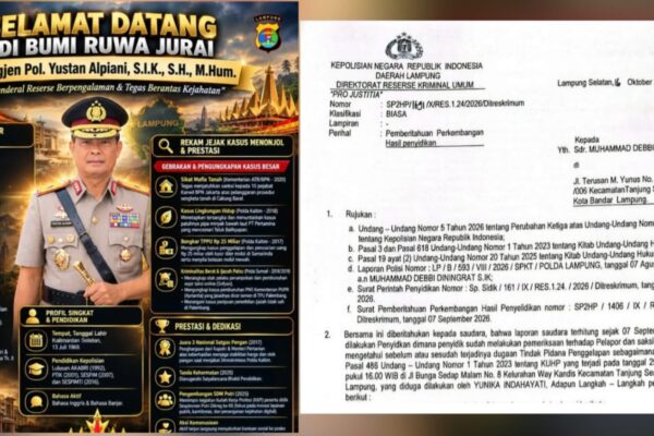 PRO RAKYAT Desak Kapolda Lampung Segera Tentukan Status Hukum Kasus Mobil Rental