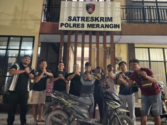 Opsnal URC Satreskrim Polres Merangin Amankan Terduga Pelaku Curanmor, Diduga Beraksi di 10 TKP