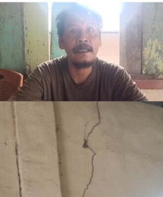 VIRAL! Rumah Makan di Talang Duku Retak Usai Pemancangan Tangki CPO PT Musi Mas, Pemilik Minta Tanggung Jawab