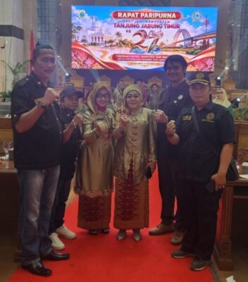 Pengurus LSM Ikatan Pemuda Bersatu ( IPB ) Propinsi Jambi Hadiri Rapat Paripurna HUT ke-27 Kab Tanjung Jabung Timur, Perkuat Semangat Kebersamaan dan Pembangunan Daerah